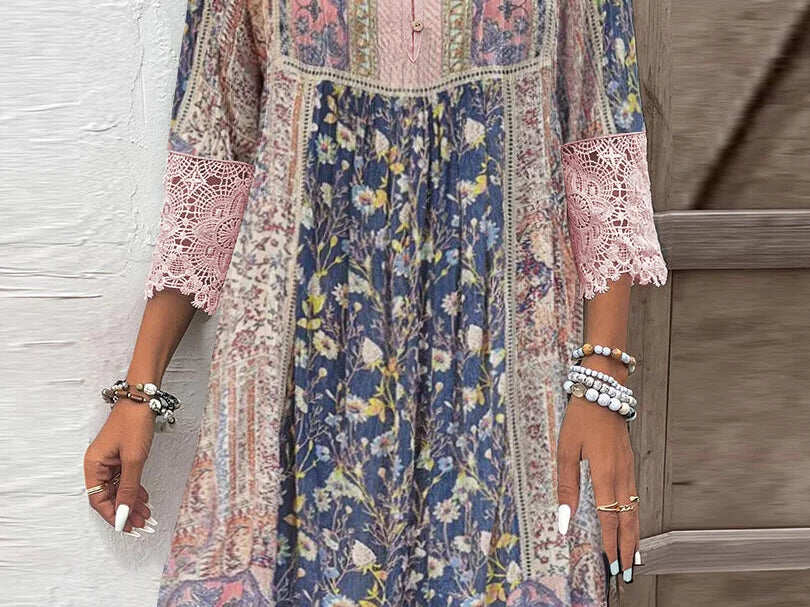 Elegancka sukienka w stylu boho